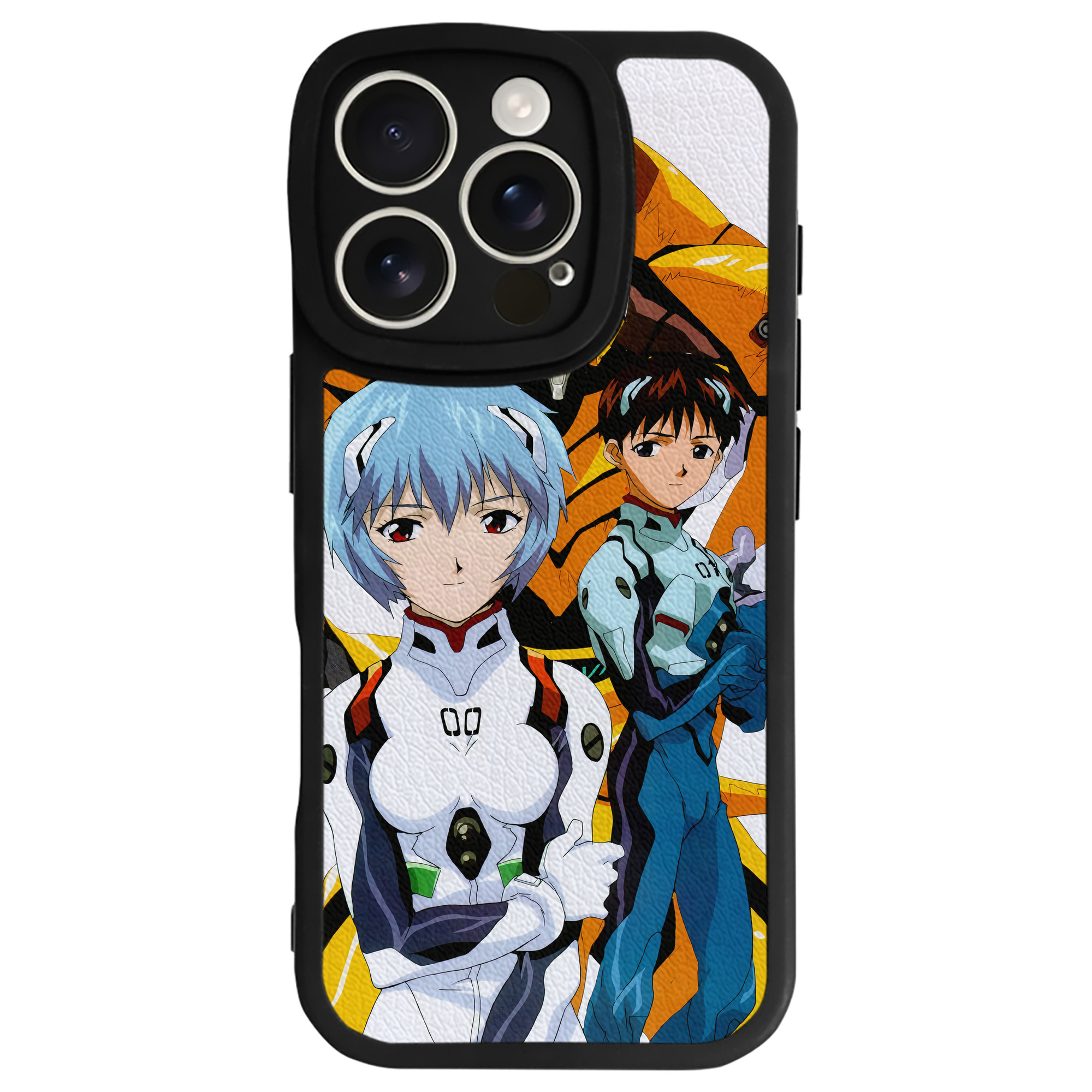 （画像用） EVA 新世紀エヴァンゲリオン 【iPhone 16シリーズ対応】シリコンスマホケース（レザー調） 材質：シリコン